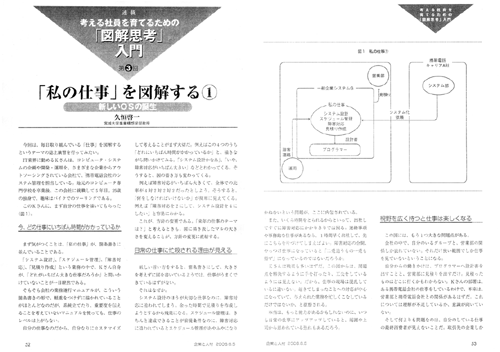 連載第3回　「『私の仕事』を図解する1」